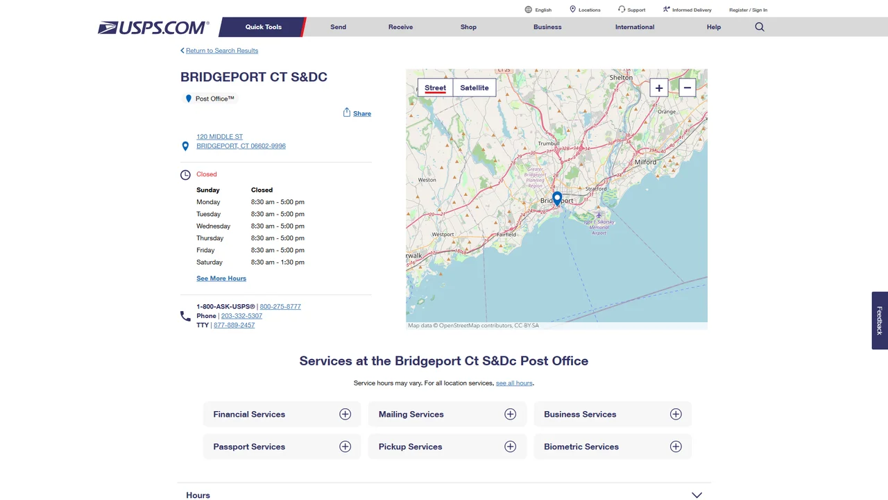 United States Postal Service - Bridgeport, CT