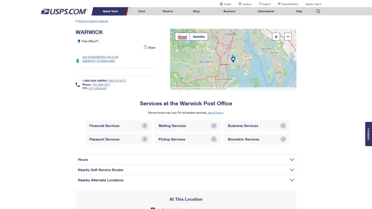 United States Postal Service - Warwick, RI