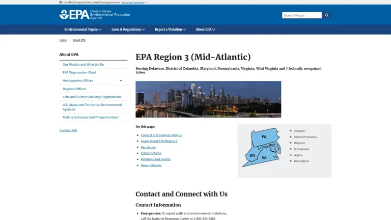 US EPA Region 3 - Philadelphia, PA