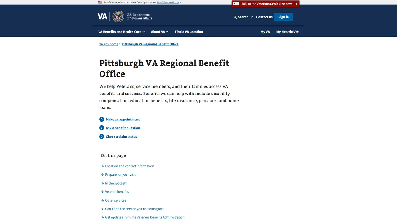 VA Pittsburgh Regional Office - Pittsburgh, PA