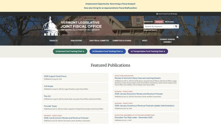 Vermont Commission on the Administration of Justice - Montpelier, VT