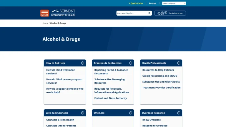 Vermont Division of Substance Use Programs - Burlington, VT