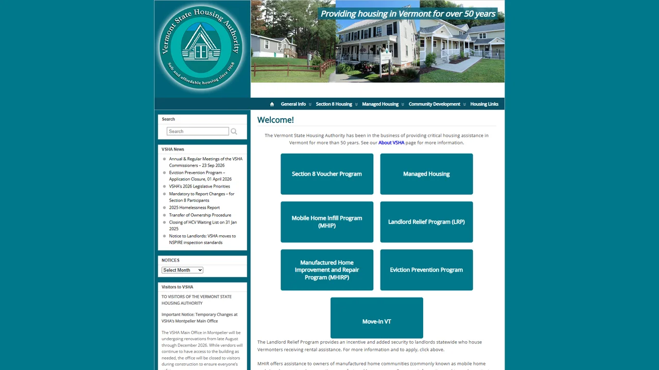 Vermont State Housing Authority - Montpelier, VT