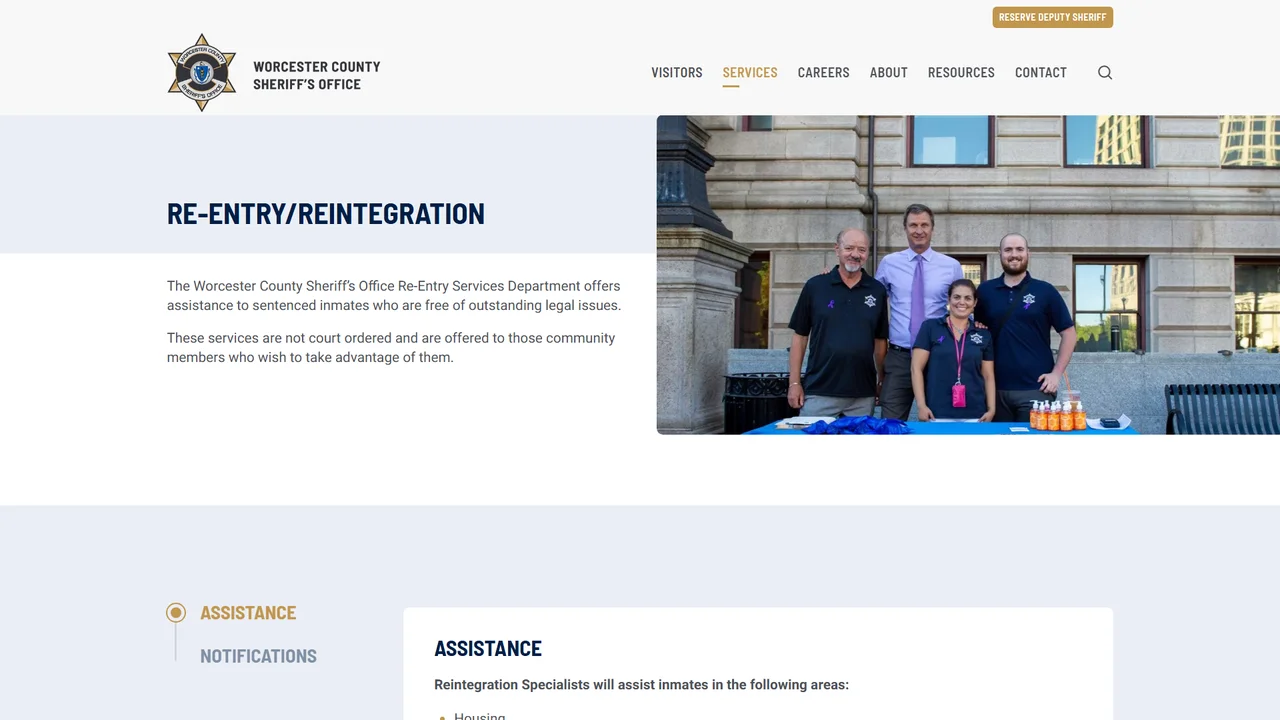 Worcester County Sheriff's Dept. Regional Reentry Center - Worcester, MA