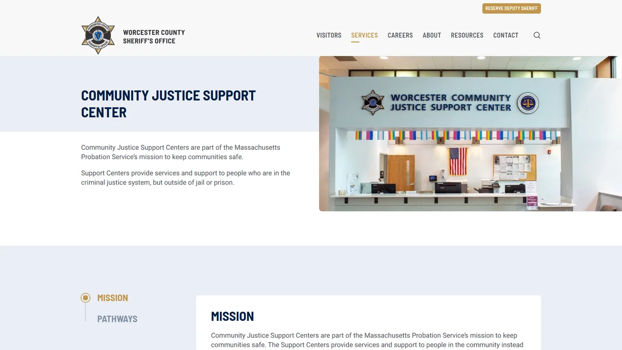 Worcester County Sheriff's Office Community Justice Support Center - Worcester, MA