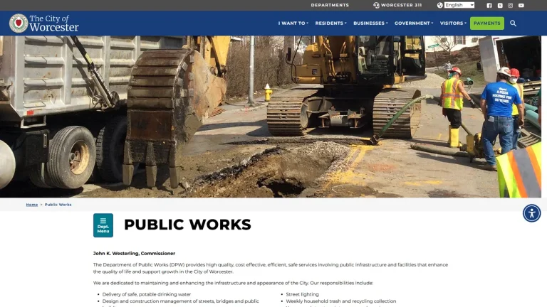 Worcester Department of Public Works and Parks - Worcester, MA
