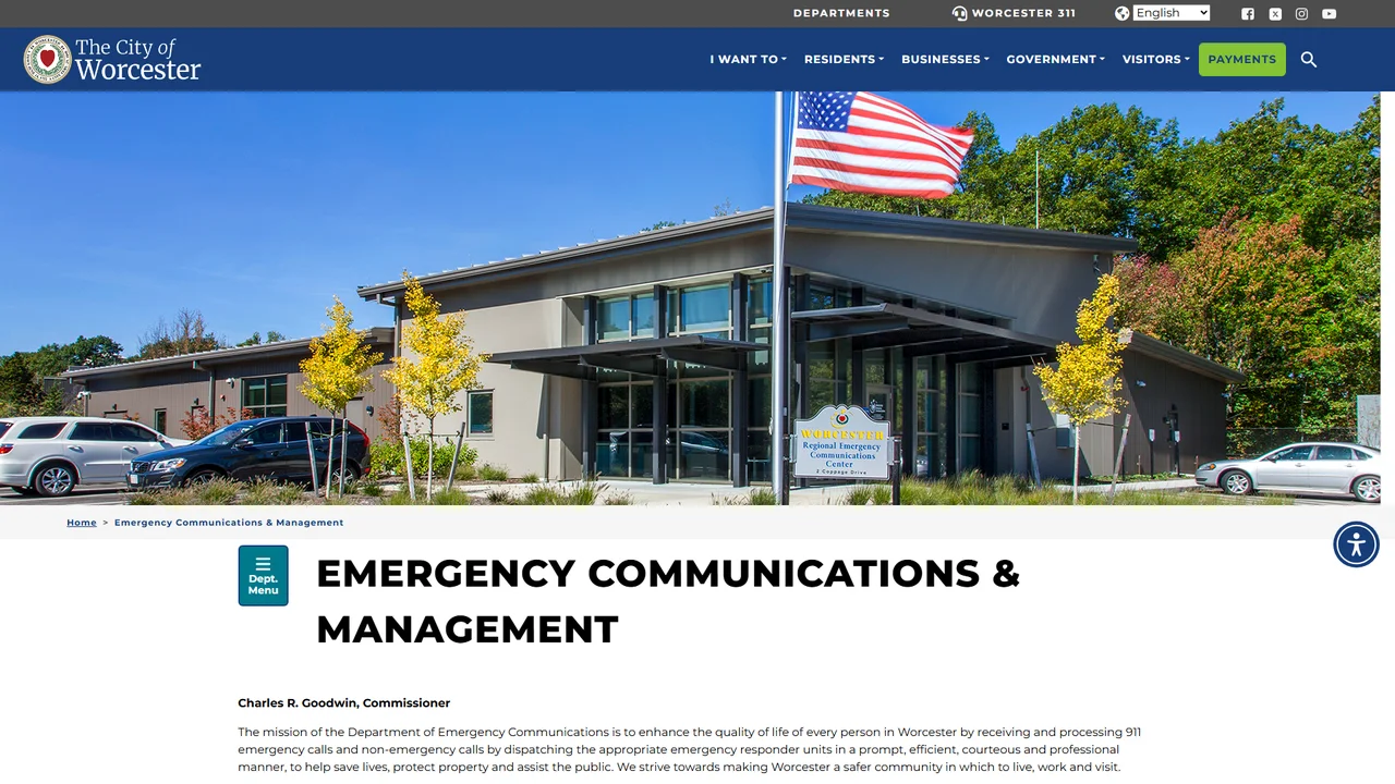 Worcester Emergency Communications Department - Worcester, MA
