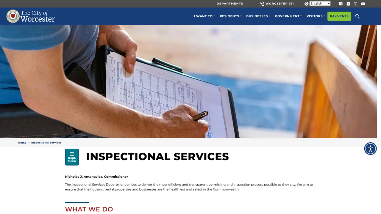 Worcester Inspectional Services Department - Worcester, MA