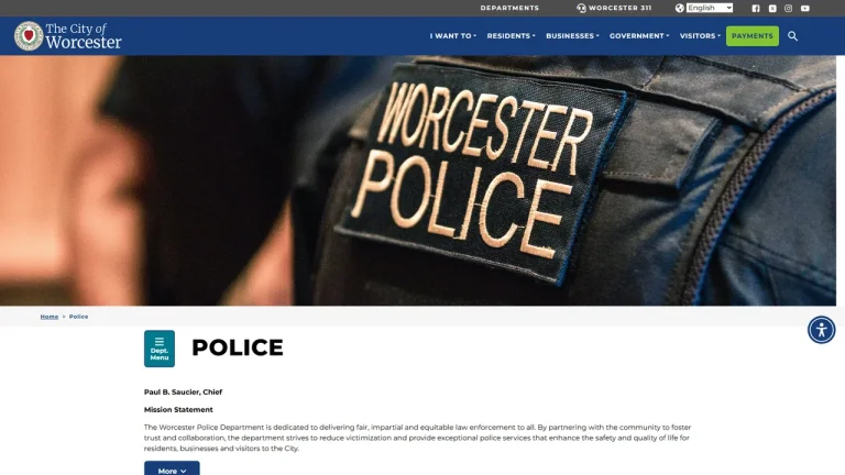 Worcester Police Chief's Office - Worcester, MA
