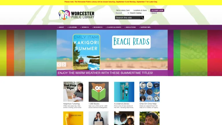 Worcester Public Library - Worcester, MA