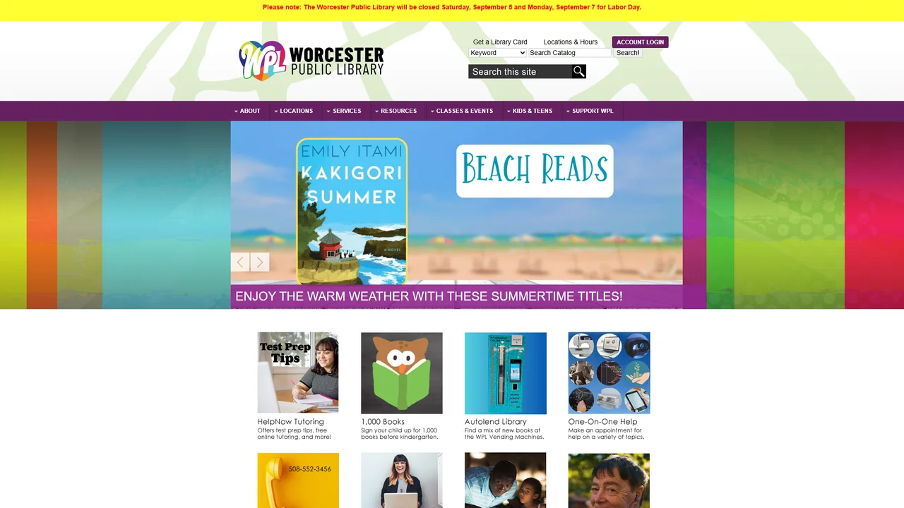 Worcester Public Library - Worcester, MA