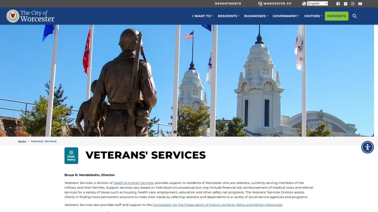 Worcester Veterans Services Department - Worcester, MA
