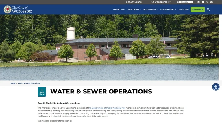 Worcester Water Department - Worcester, MA